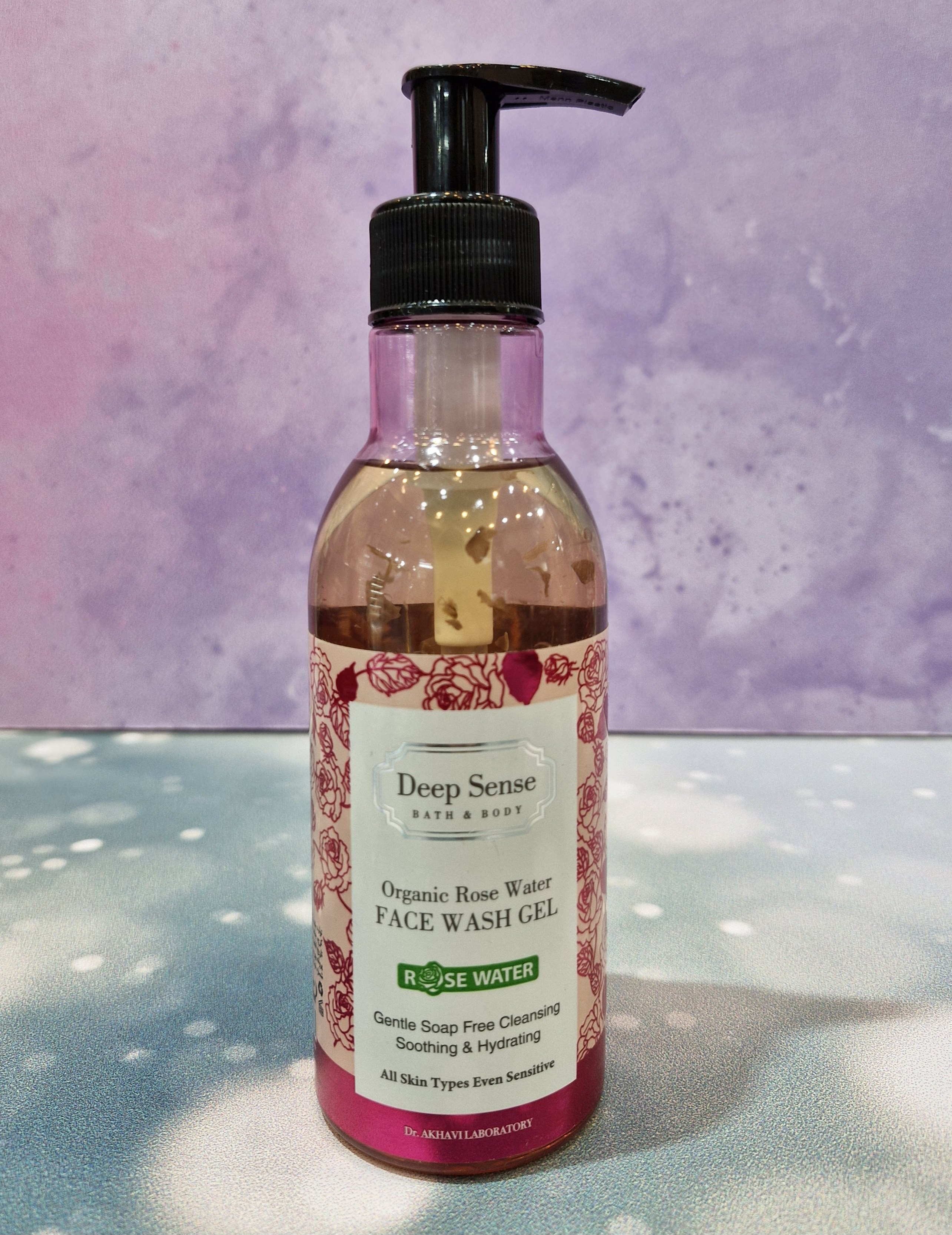ژل شستشو صورت گل رز